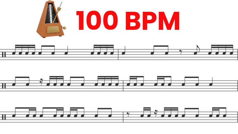 6 sight reading exercises – 100+ BPM recommended
