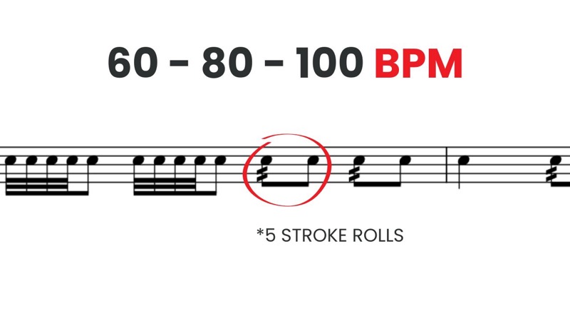 A quick effective 5 stroke roll workout!