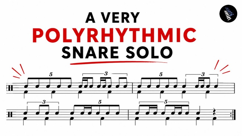 A very Polyrhythmic Snare Solo