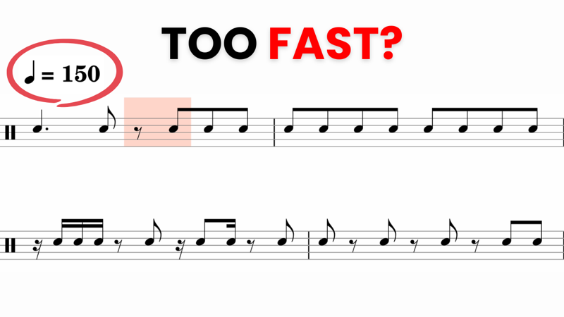 Fast Rhythm Reading Challenge (150 BPM) – Can You Keep Up?