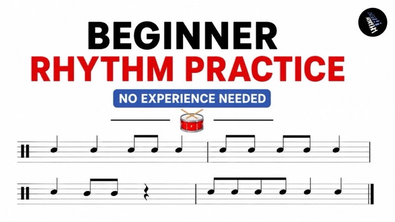 FREE PDF – Beginner Rhythm Practice – No Experience Needed