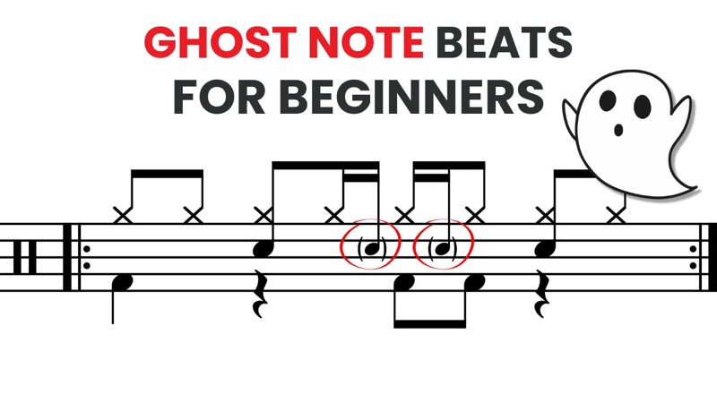 Ghost note beats for beginners!