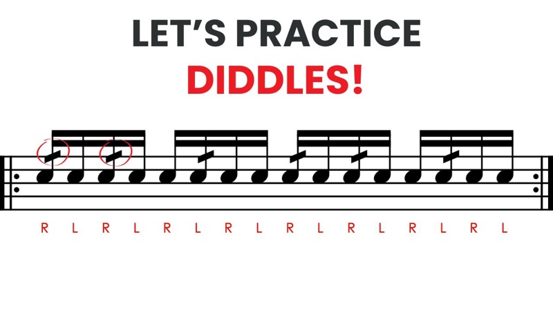 Let’s Practice Essential Diddle Patterns On the Snare! | 2-Minute Workout