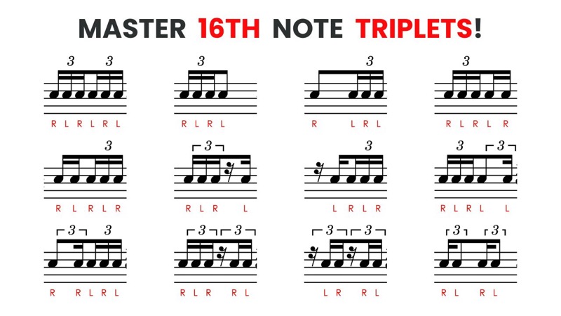 Master these 16th note triplet rhythms!