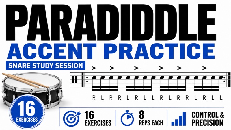 Paradiddle Control Workout – Accents & Sticking Practice