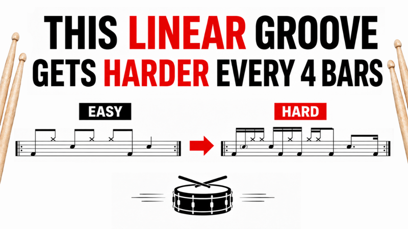 This Linear Groove Gets Harder Every 4 Bars