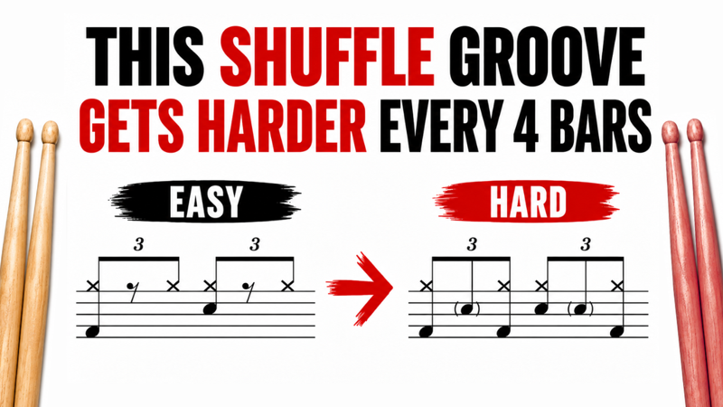This Shuffle Groove Gets Harder Every 4 bars